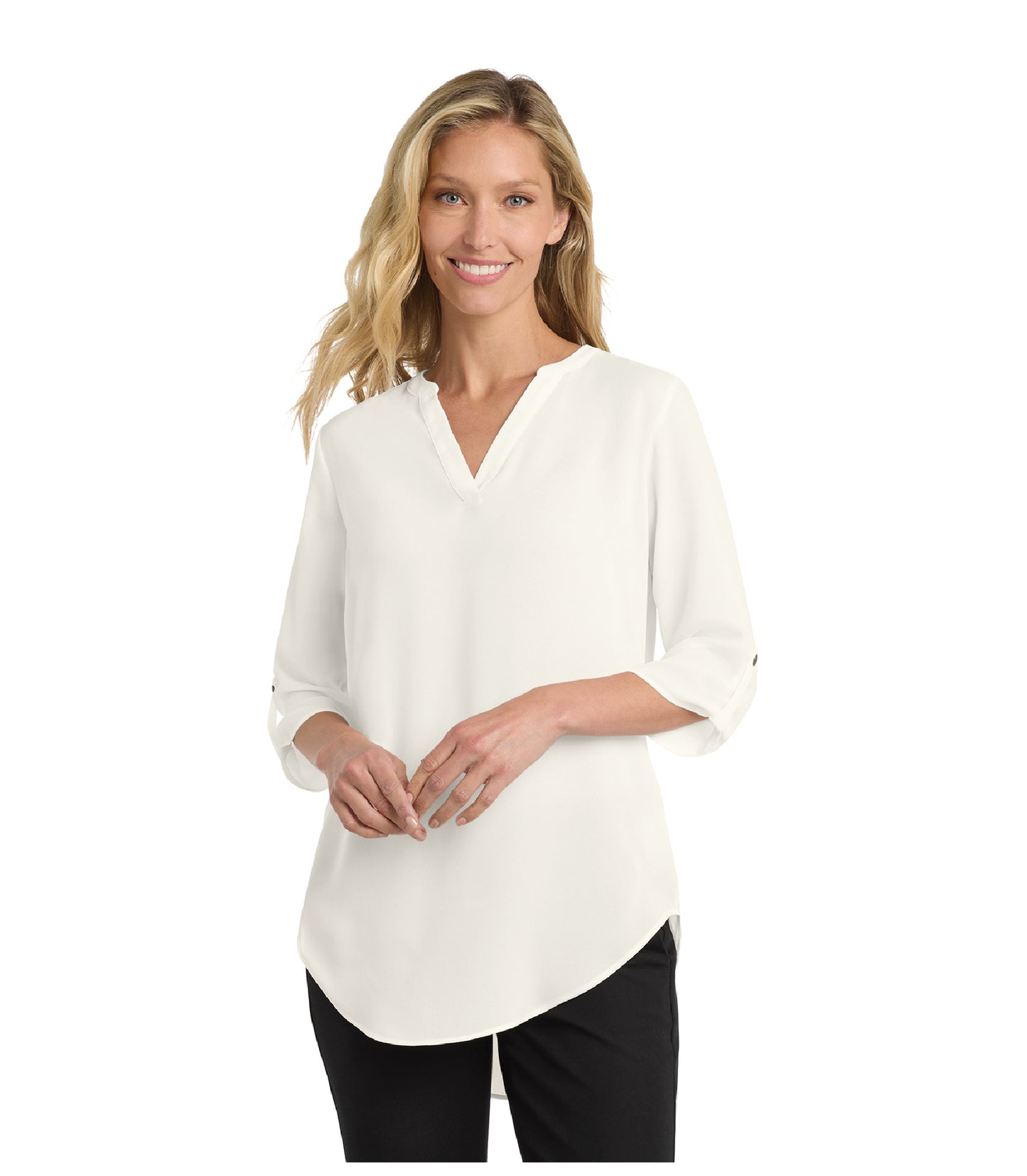 3/4 Sleeve Tunic Blouse